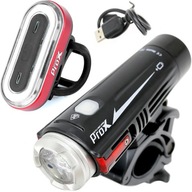 SET LED BICYKLOVÝCH SVIETID PROX 880Lm + 50 Lm USB