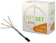 NETSET BOX F/UTP 5e tienený krútený párový kábel 305