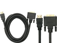 HDMI - DVI kábel 3,0 m, pozlátené koncovky