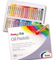 PENTEL olejové pastely pastelky 36 farieb