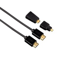 HDMI-HDMI 1,5 m + 2 HDMI(C+D) / HAMA ADAPTÉRY