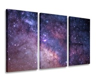 OBRAZ OBRAZY COSMOS GALAXY TRIPTIQUE 90x50