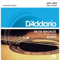 STRUNY PRE AKUSTICKÚ GITARRU D'ADDARIO EZ 910