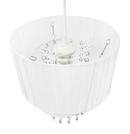 Závesná lampa biely luster white glamour loft