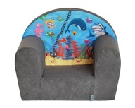 Detská penová sedačka otomanská pohovka oceán