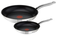 TEFAL FRY PAN 24 28 CM INTUITION INOX INDUKCIA