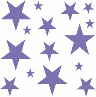 Samolepky na stenu STARS STAR 245 ks