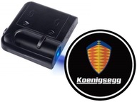 VÍTAJTE LED SVETLÁ KOENIGSEGG WIRELESS LOGO