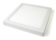 POVRCHOVÁ MONTÁŽ Štvorcový LED PANEL 24W NEUTRÁLNA BIELE STROPNÁ LAMPA 4500K