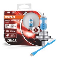 Laserové žiarovky OSRAM H7 Night Breaker +150% Ďalej