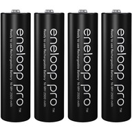 4x JAPONSKÉ BATÉRIE AA PANASONIC ENELOOP R6