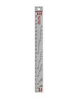 Hliníkový merací pás NOVOL 4: 1 5: 1 23 cm