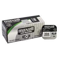 10x strieborná BATTERY MAXELL 394 / 380 / SR 936 SW