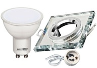 Set halogénové svietidlo GLASS kw + LED GU10 6W