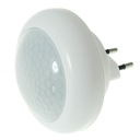 LED nočná lampa PIR pohybový senzor 230V 8LED lampa