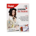 Látkové pastelky Pentel pastels s TAŠKOU ---