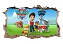 Nálepka na stenu plagátu PAW PATROL! 120 x 74 cm!