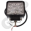 LED PRACOVNÁ LAMPA HLINÍKOVÁ 9 LED 10-30V 9x3W