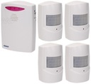 MOTION SENSOR x4 bezdrôtové batérie IP44 - ORNO