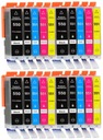 20X ATRAMENTY PRE Canon Pixma IX6850 MX725 MX920 MX925