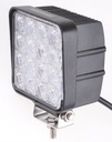 PRACOVNÁ LAMPA 16x LED 48W ZÁVODOVÁ 12V 24V