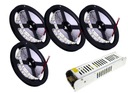 SET LED PÁS 3528 300 BIELY 20M IP20 + NAPÁJ.