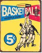 Basketbal Kovový plagát na vývesnú tabuľu USA, 30x40 cm