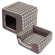 Dawn a chovateľská stanica v jednom, 2in1 Sofa Playpen Skladacia posteľ pre psa 50x50 cm