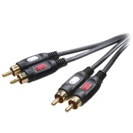 Kábel Kábel 2x RCA <> 2x RCA Cinch 2,5 m Vivanco Quality 24K STEREO Audio