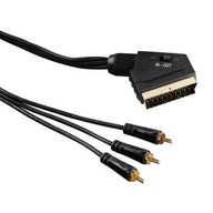 SCART - 3xCINCH V/A STEREO IN/OUT 1,5m TECHLINE