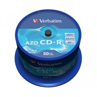 VERBATIM CD-R 700MB 80min torta 50ks AZO Crystal!!