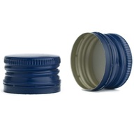 100x uzáver na fľašu 28mm NAVY BLUE uzáver na fľašu 28x18mm