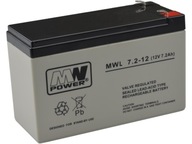 BEZÚDRŽBOVÁ BATÉRIE AGM MWL UPS 12V 7,2Ah