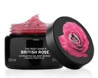 THE BODY SHOP BRITISH ROSE EXFOLIAČNÝ GÉLOVÝ SCRUB