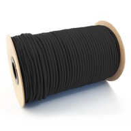Elastické gumené lano, čierne, 5mm, 20m