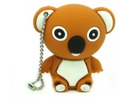 USB PENDRIVE 16 GB MEDVEĎ KOALA MEDVEĎ HNEDÝ + PRÍRUČKA NA KĽÚČ