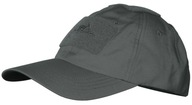 Baseballová čiapka HELIKON Nastaviteľná RipStop suchý zips SHADOW GREY