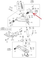 Uchytenie torznej tyče Kia K2500 K2700