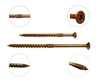 Stolárske skrutky do dreva 5x100 TORX 100 ks.