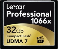 32GB Compact Flash CF karta 160MB/s 1066x Lexar