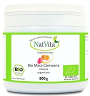 Natvita Bio Maca Red 500g BIO RAW