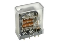 RELPOL relé R2M-2012-23-1024 24V 5A DPDT