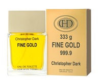 Christopher Dark Fine Gold Men EDT 100ml drevitá