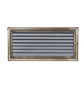 KRBOVÁ MRIEŽKA 17x37 RUSTIKÁLNE ŽALÚZIE, VENTILÁTOR