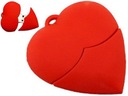 USB PENDRIVE 32 GB RED HEART LOVE AND OVE YOU