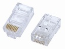 ZÁSTRČKA INTERNETOVÁ ZÁSTRČKA RJ45 8P8C ZLATÁ 500x