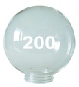 Tienidlo RUDAPOL BALL, priehľadné, 200, závit 84,5