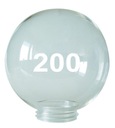 Záhradné tienidlo BALL transparentné 200 závit 84,5