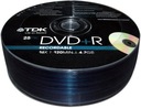 DVD+R TDK 4,7GB x16 vreteno 50 Wa-Wa PROMO