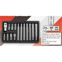 YATO RIBE BIT SET 1/2'' 15EL 30x70 mm YT-0419